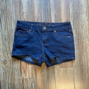 𝅺WAX Jean Shorts - dark denim